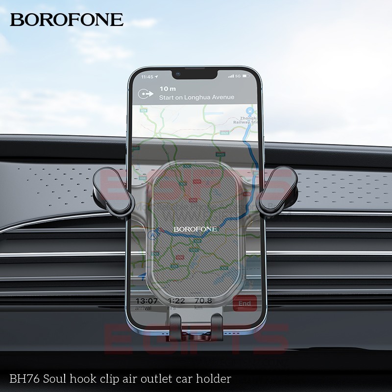 BOROFONE Air Vent Gravity Phone Holder With Hook BH76 - Image 6