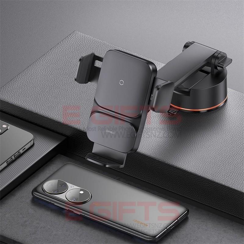 Baseus 15W Qi Automatic Alignment Wireless Car Charger Holder For Windshield - Image 4