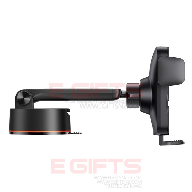 Baseus 15W Qi Automatic Alignment Wireless Car Charger Holder For Windshield - Image 9
