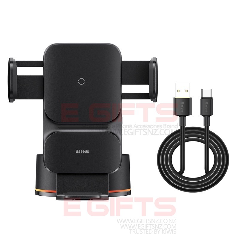 Baseus 15W Qi Automatic Alignment Wireless Car Charger Holder For Windshield - Image 12