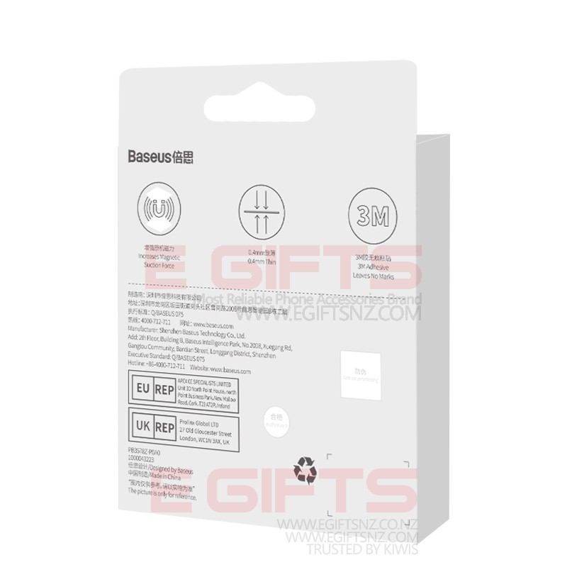 Baseus Iron Suit Universal Magsafe Ring Metal Plate 2 Pack - Image 12