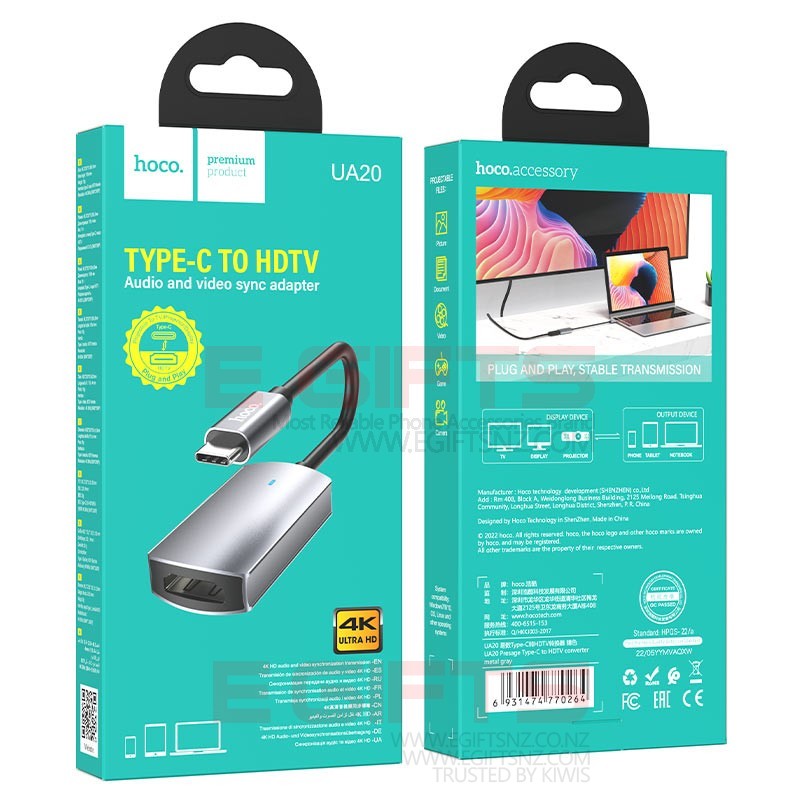HOCO Type C to HDMI Converter UA20 - Image 5
