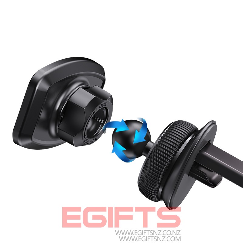 YESIDO Magnetic Air Vent Phone Holder With Hook C128 - Image 4