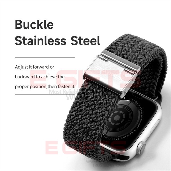 Apple Watch Dux 42-45mm Nylon Athlete Strap Band - Image 7