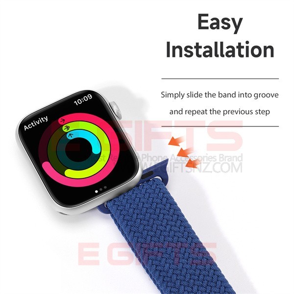 Apple Watch Dux 42-45mm Nylon Athlete Strap Band - Image 8