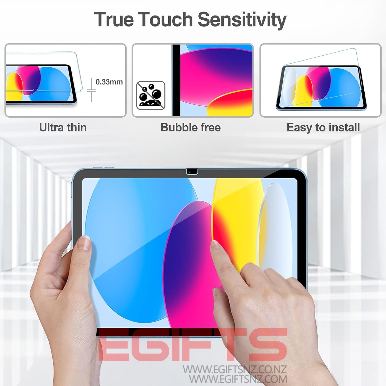 iPad 10.9 10Th 11Th Gen premium tempered glass screen protector - Image 2