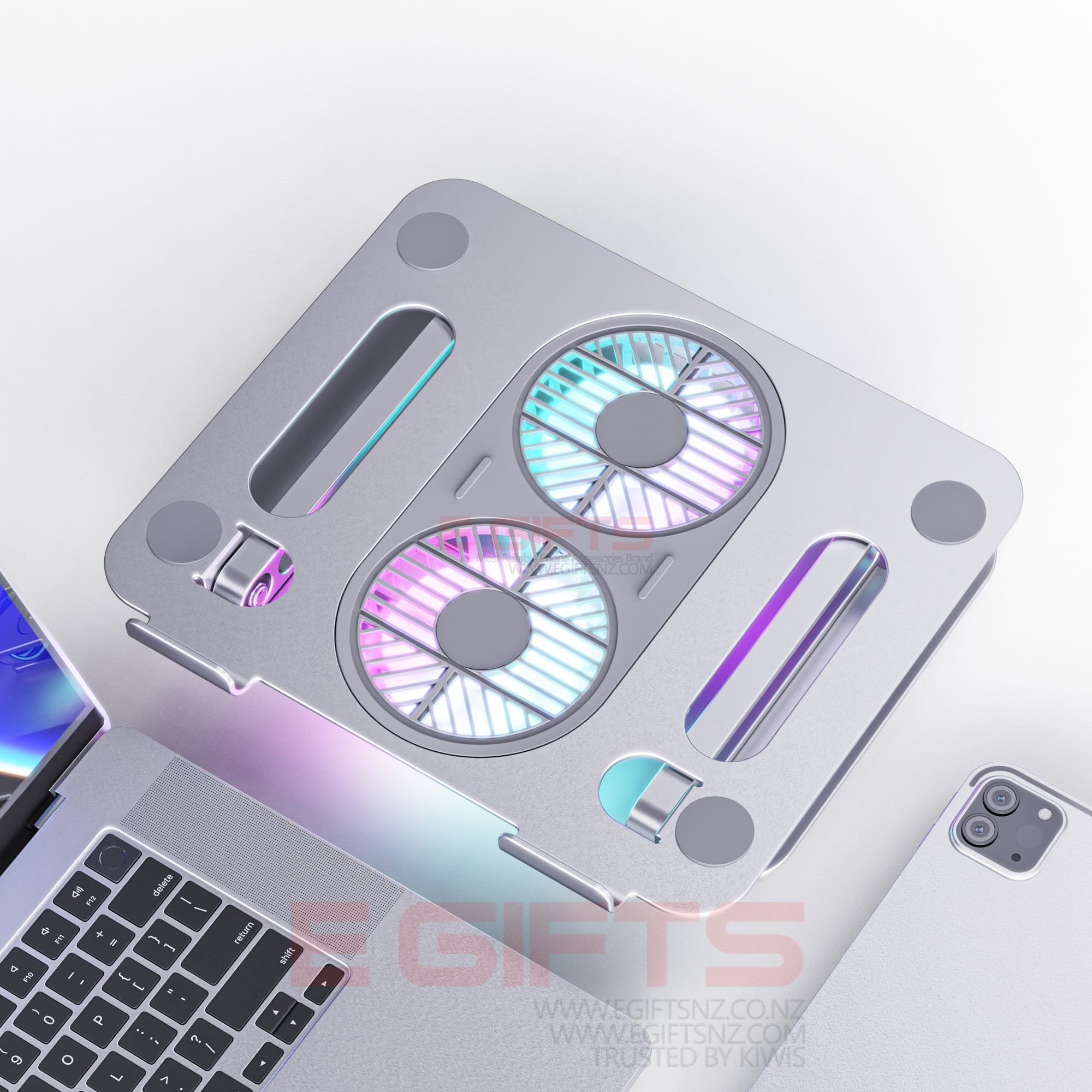 Boneruy Laptop Macbook Desktop Stand With Cooler P43FS - Image 6