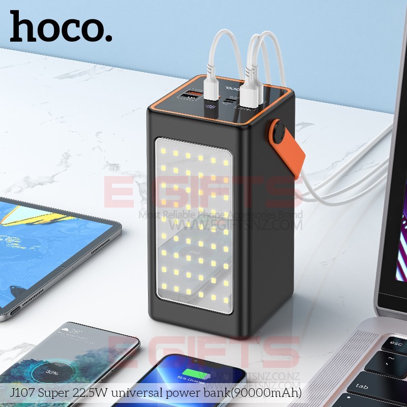 HOCO J107 90000mAh 22.5W PD Power Station Portable External Battery - Image 5