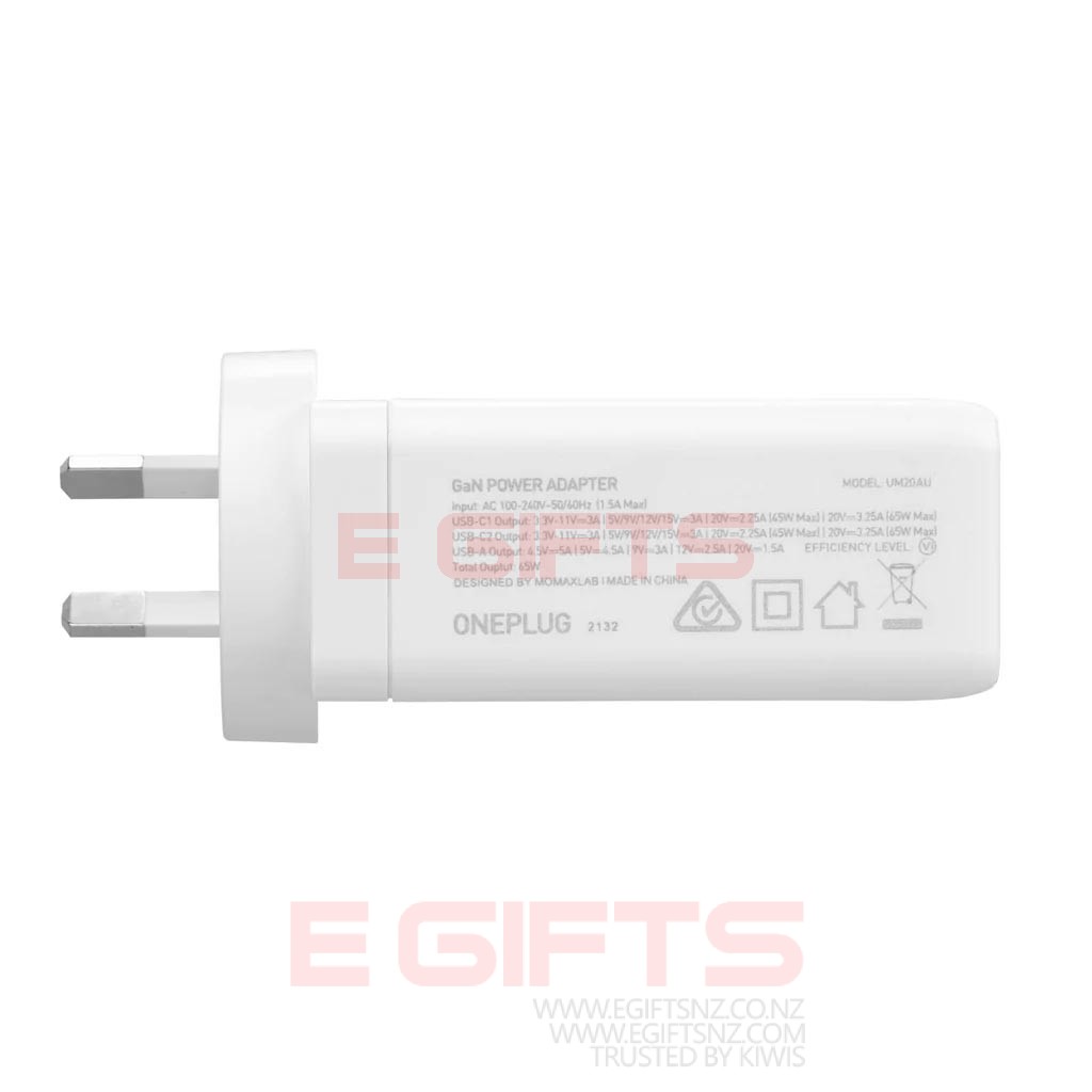 MOMAX One Plug 65W GaN Laptop Phone Charger - Image 2