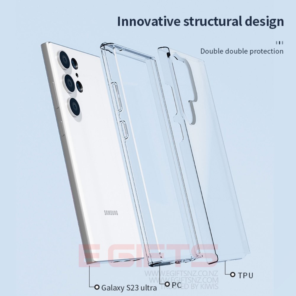 Samsung Galaxy S23 Ultra Tough Bling Clear Case - Image 9