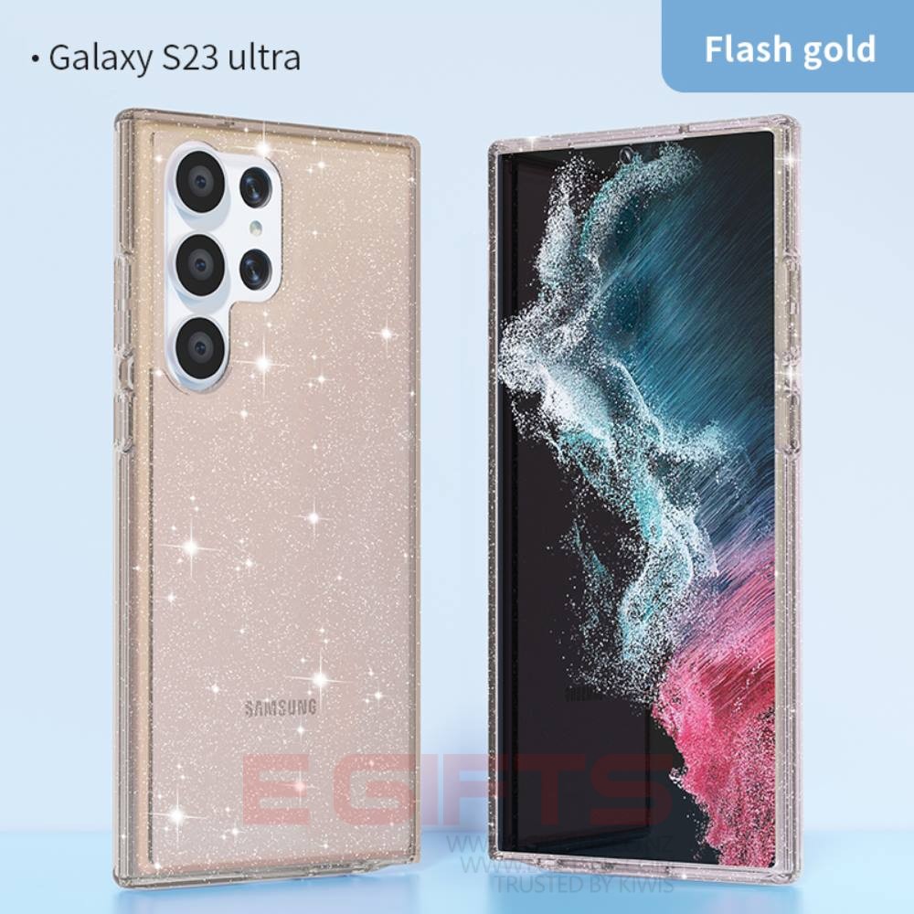 Samsung Galaxy S23 Ultra Tough Bling Clear Case - Image 6