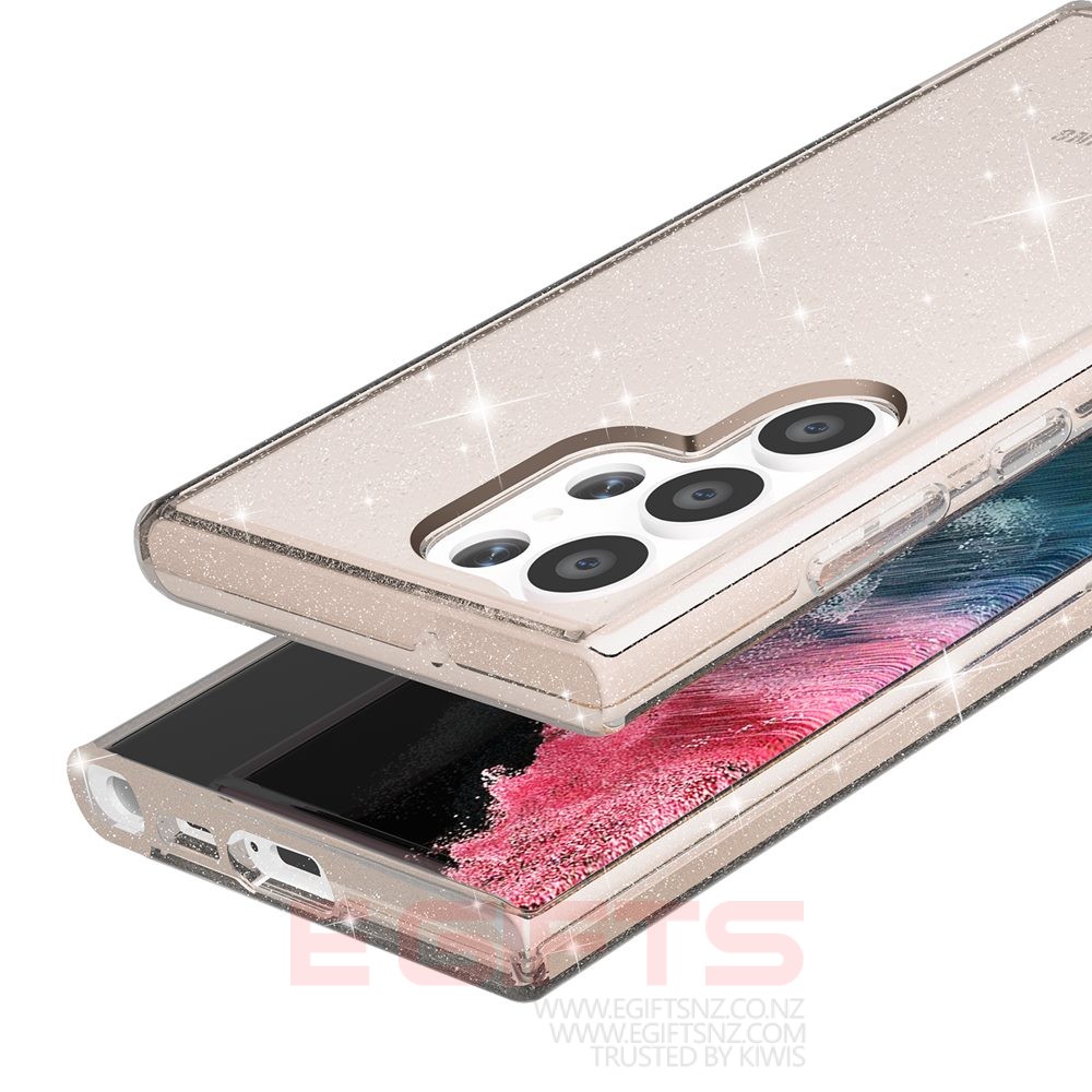 Samsung Galaxy S23 Ultra Tough Bling Clear Case - Image 24