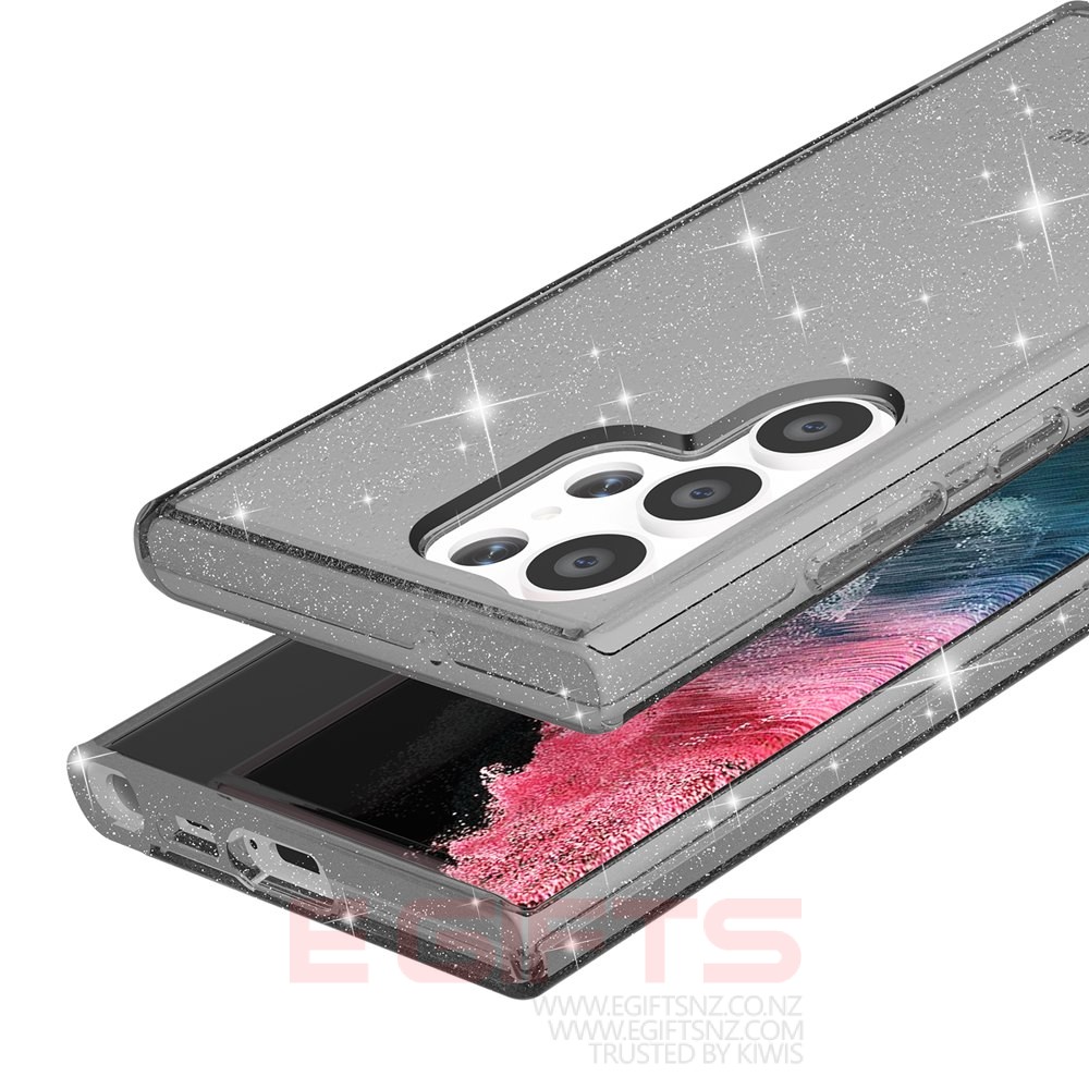 Samsung Galaxy S23 Ultra Tough Bling Clear Case - Image 4