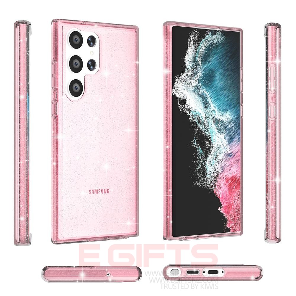 Samsung Galaxy S23 Ultra Tough Bling Clear Case - Image 17