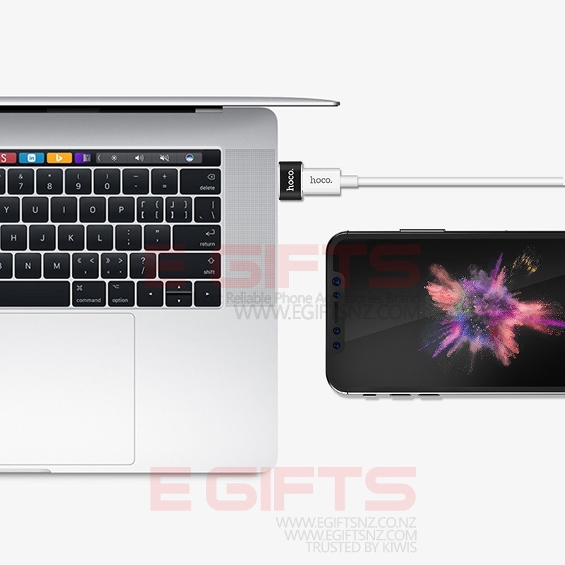 HOCO Adapter USB-A to Type-C UA6 USB to Type-C convertor - Image 2