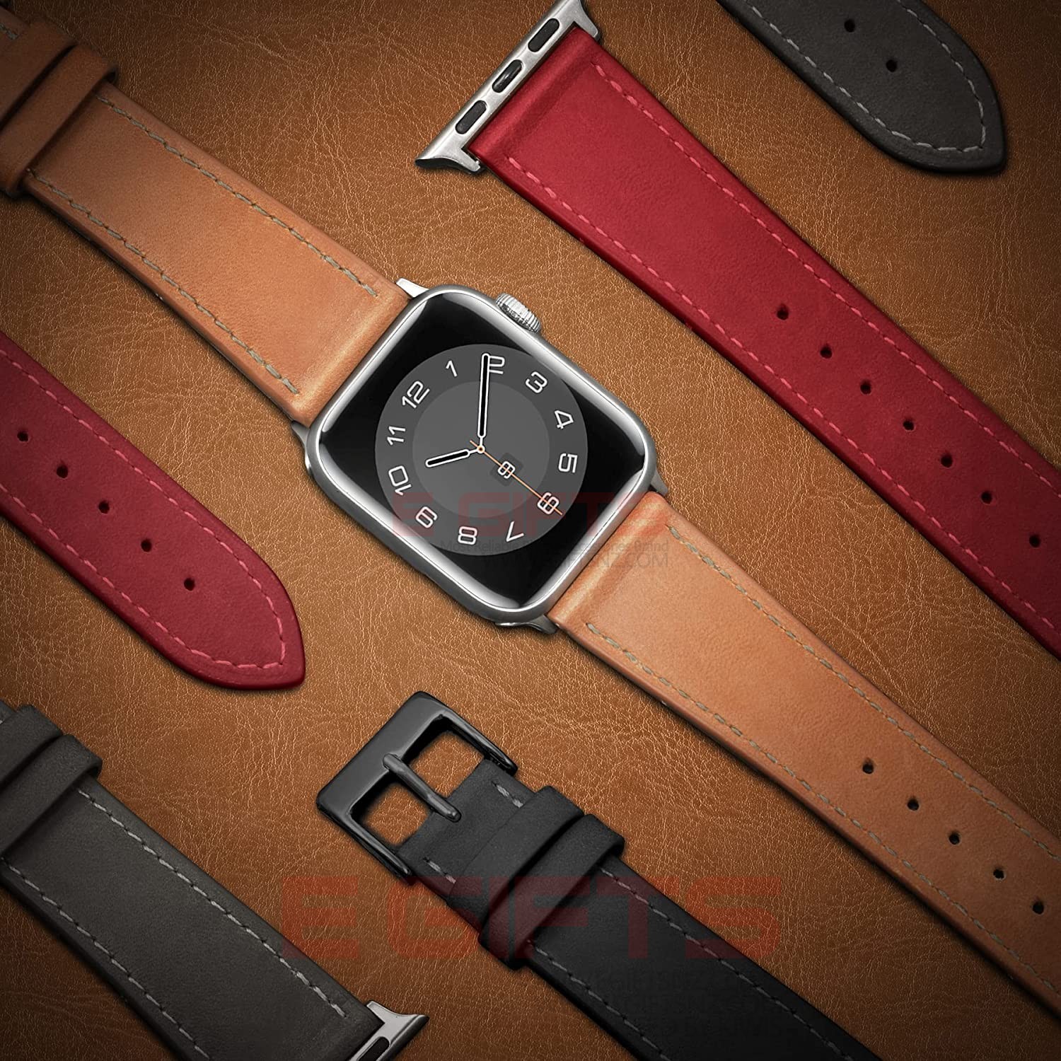 LEATHER APPLE IWATCH STRAP 42-49MM - Image 2