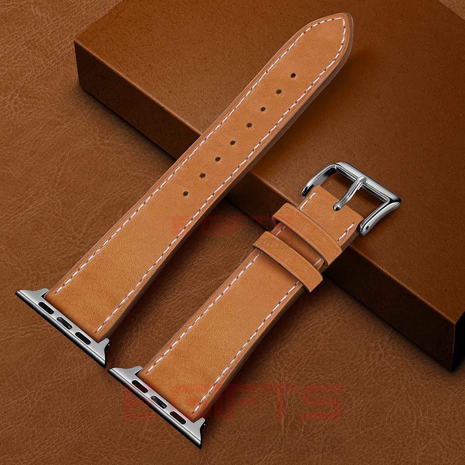 LEATHER APPLE IWATCH STRAP 42-49MM - Image 4