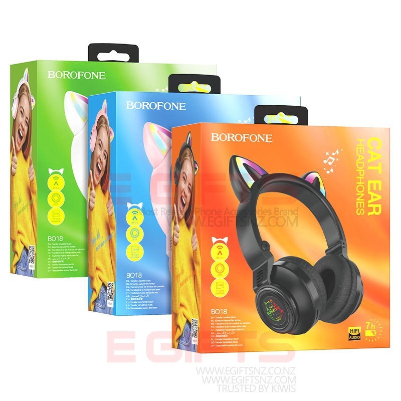 BOROFONE Wireless headphones BO18 Cat Ear - Image 4
