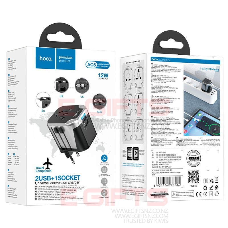 HOCO Plug Converte with USB Output - Image 3