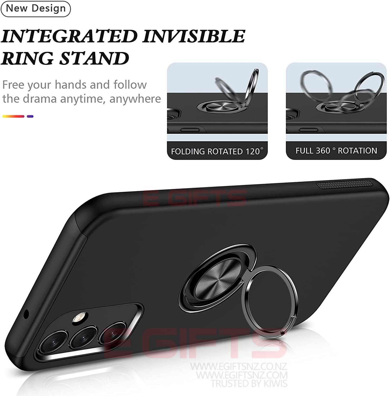 Samsung A14 5G Ring Back Cover - Image 4