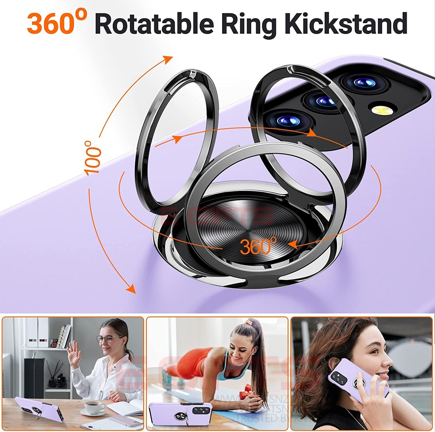 Samsung A14 5G Ring Back Cover - Image 2