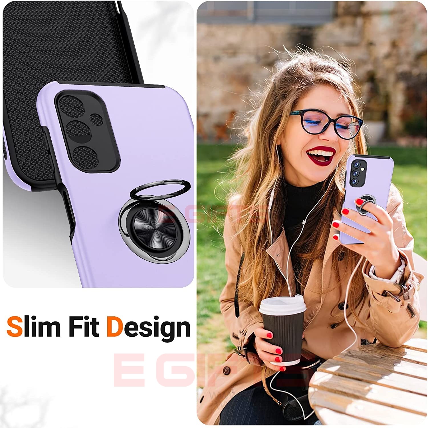 Samsung A14 5G Ring Back Cover - Image 3