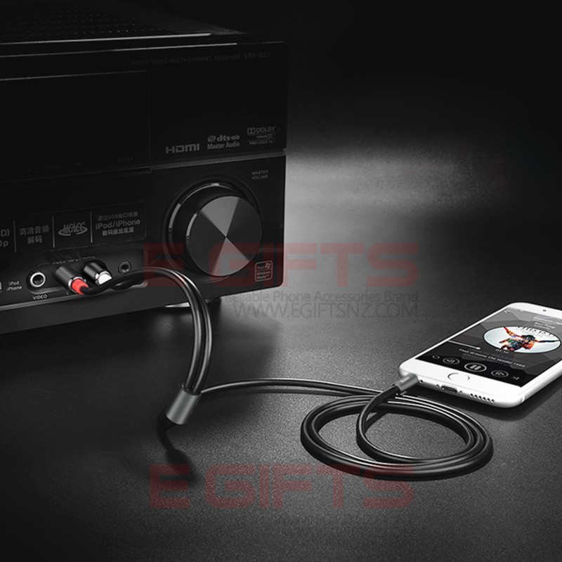 HOCO Double RCA to AUX 3.5mm audio cable UPA10 - Image 6