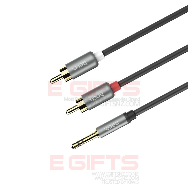 HOCO Double RCA to AUX 3.5mm audio cable UPA10 - Image 2