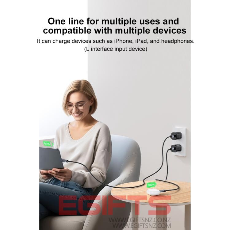 Digital Display Fast Charging Data Cable 27w C To Lightning PD CA201 - Image 5