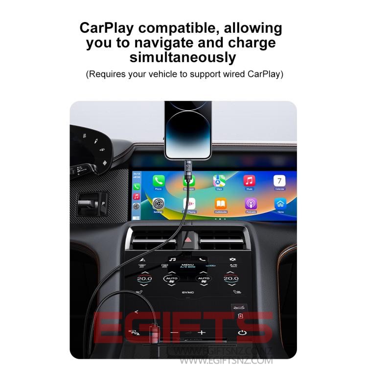 Digital Display Fast Charging Data Cable 27w C To Lightning PD CA201 - Image 3