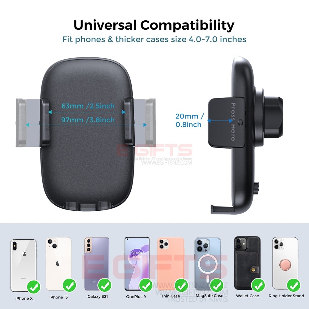 Tronwin 4 in 1 Car Holder with Adjustable Clip - Image 3