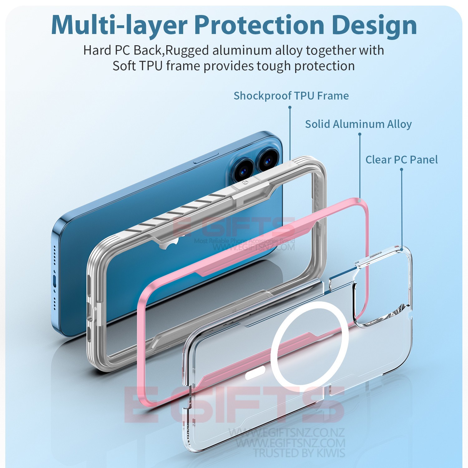 iPhone 14 Pro Max Metal Clear Magsafe Case - Image 6