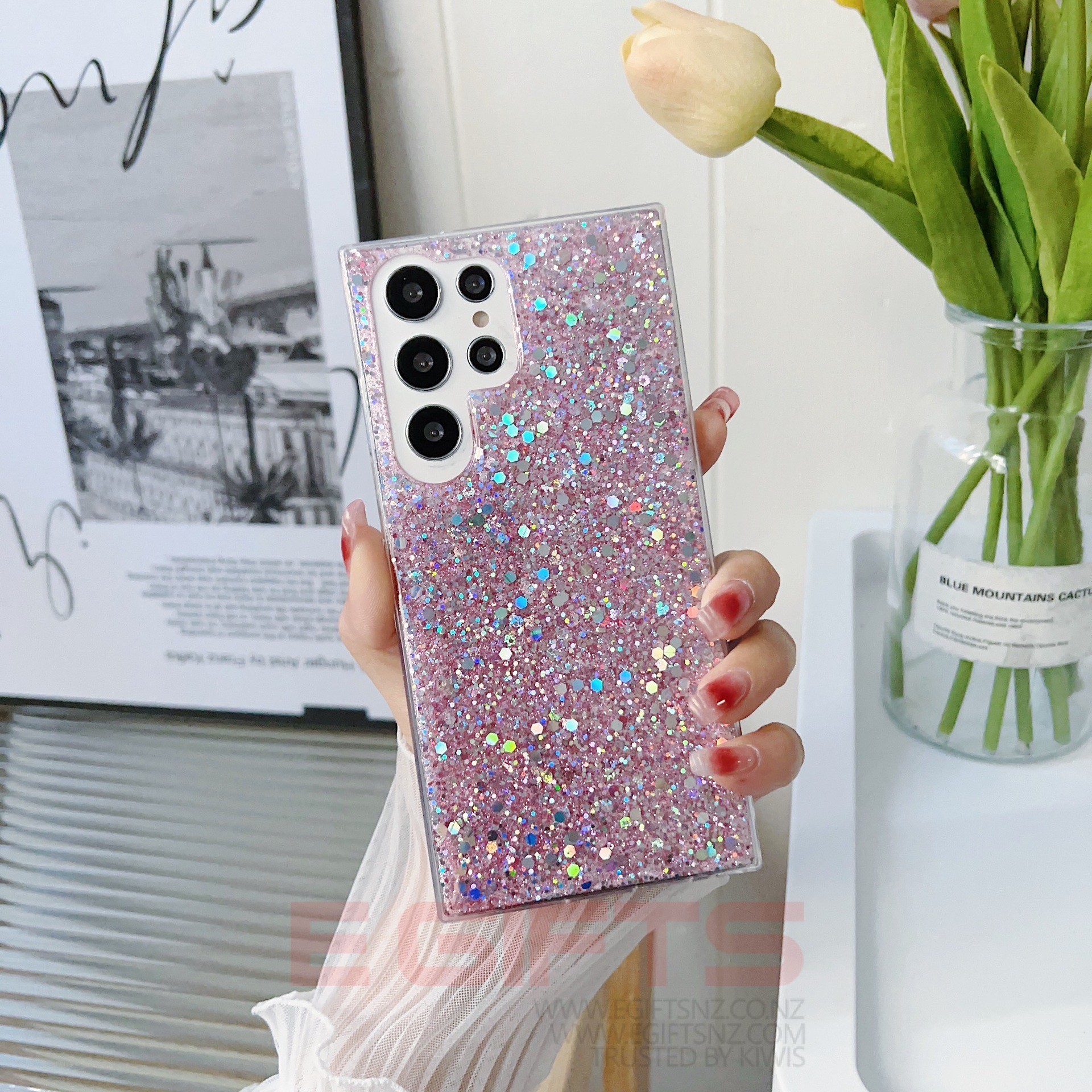 Samsung S22 Ultra Tough Bling Glitter Case - Image 11