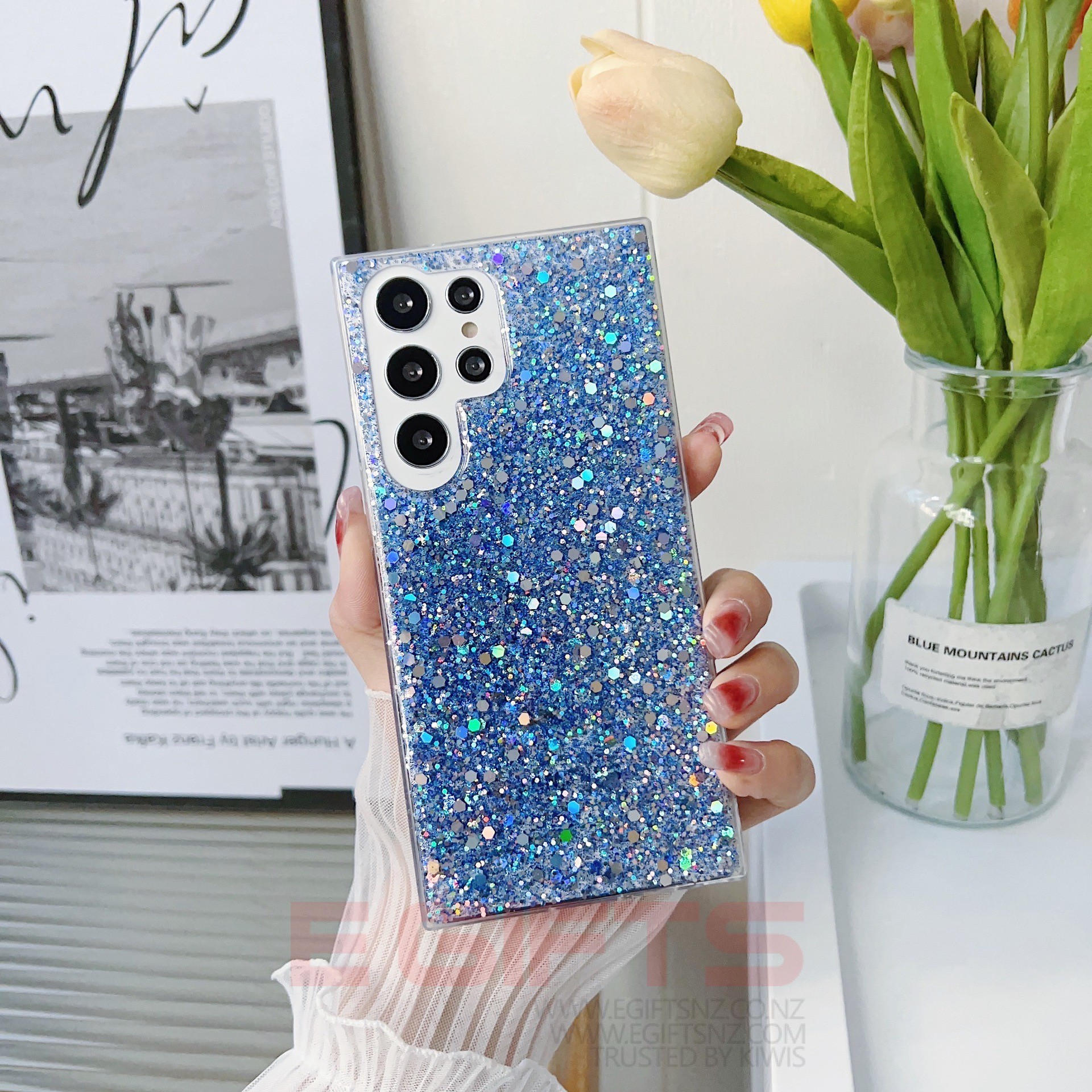 Samsung S22 Ultra Tough Bling Glitter Case - Image 8