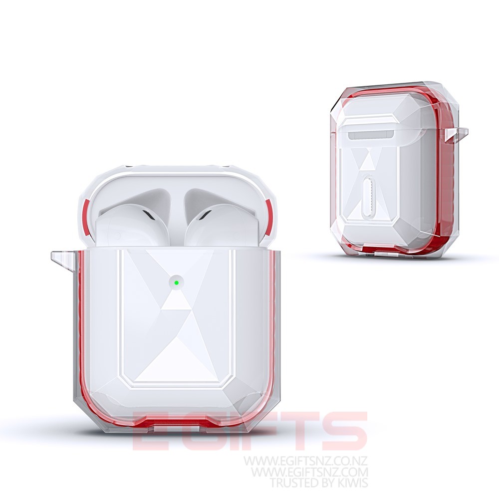 Air pods 1/2 Tough Clear Case - Image 4