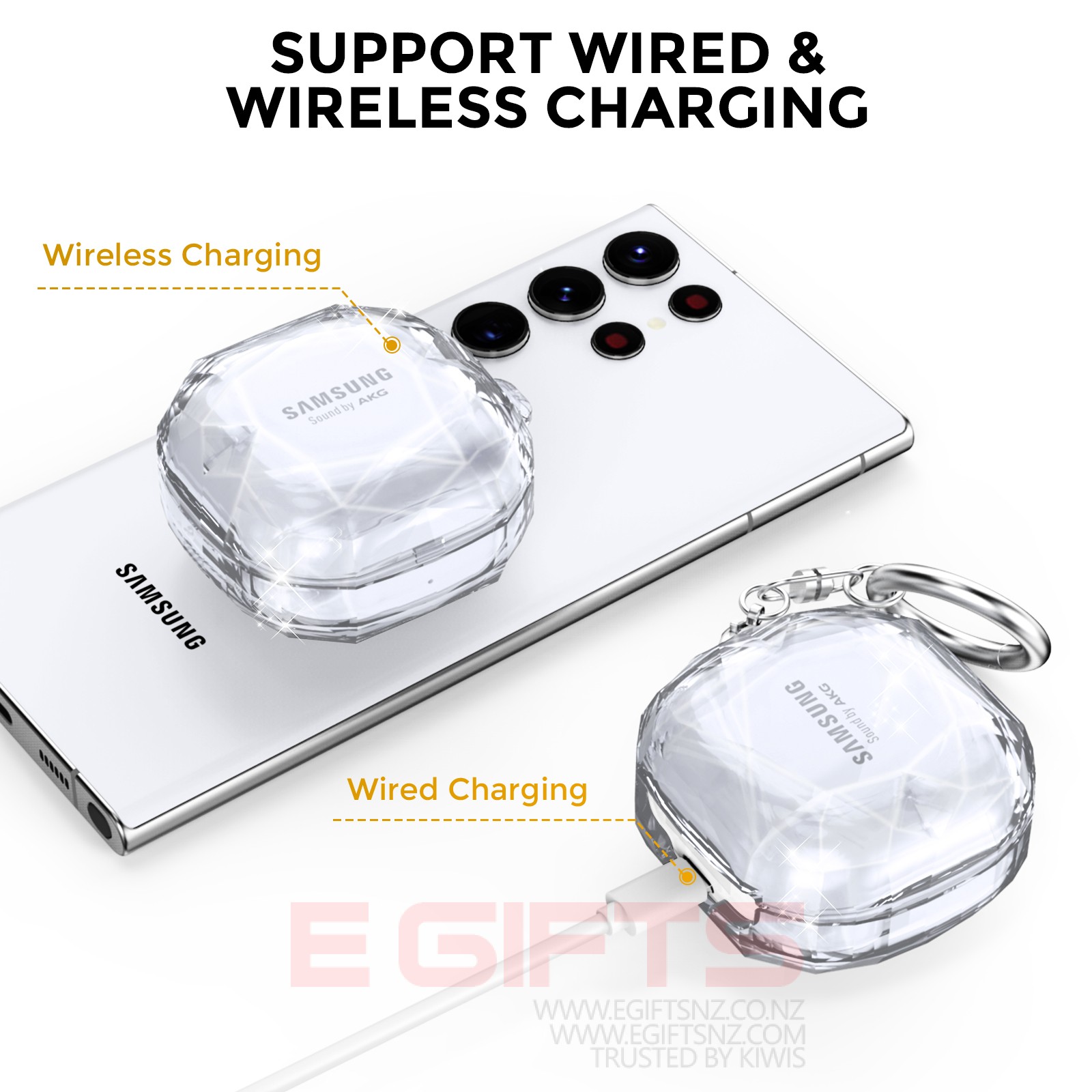 Ahastyle Samsung Galaxy Buds Clear Case - Image 6
