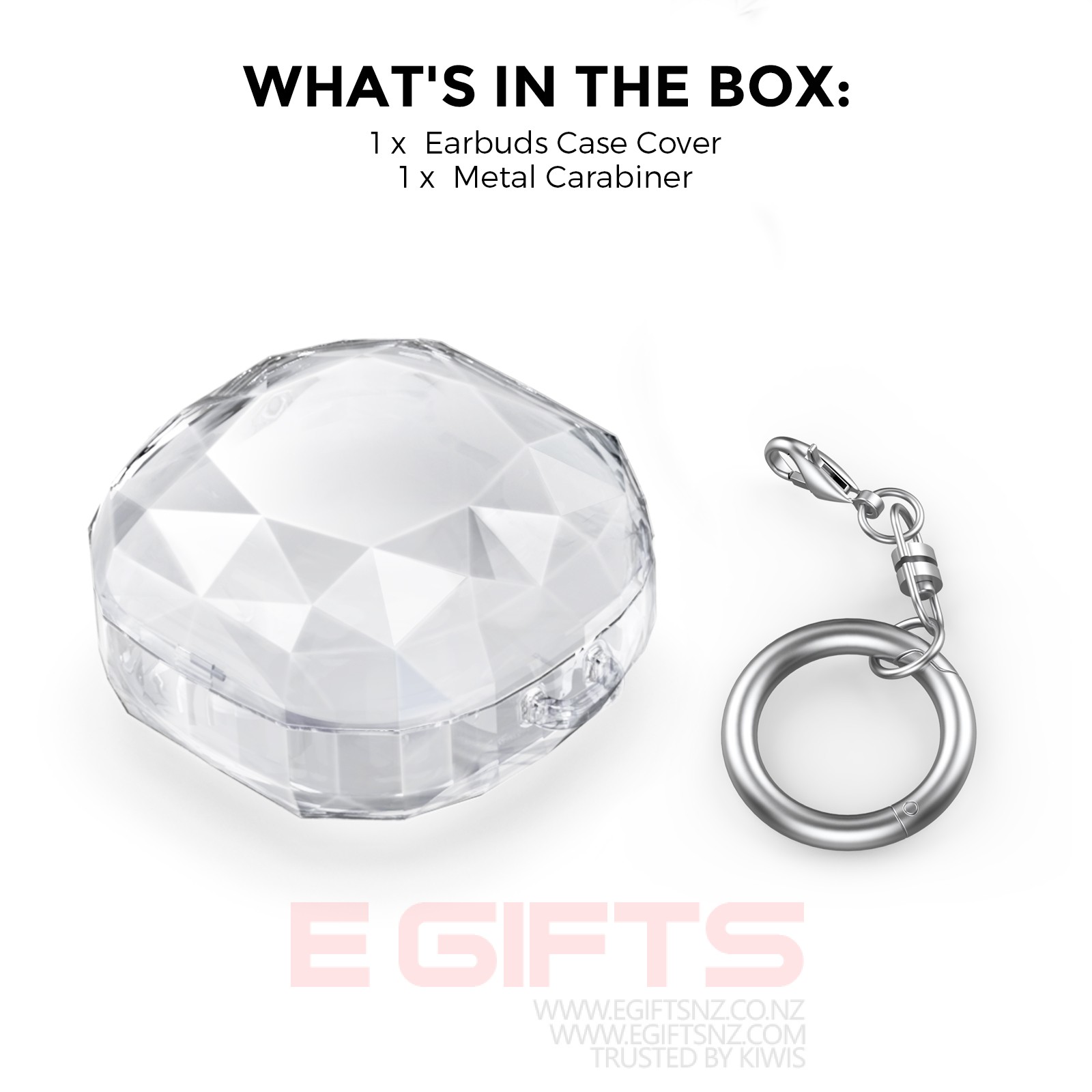 Ahastyle Samsung Galaxy Buds Clear Case - Image 3