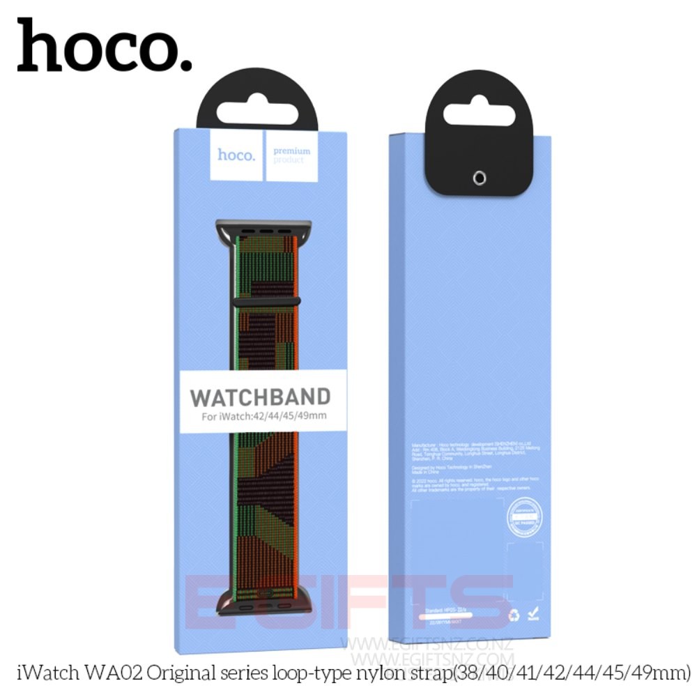 HOCO Apple iWatch 38-41mm Nylon Solo Loop Band Strap - Image 3
