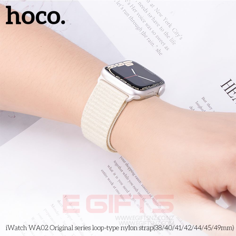 HOCO Apple iWatch 38-41mm Nylon Solo Loop Band Strap - Image 17