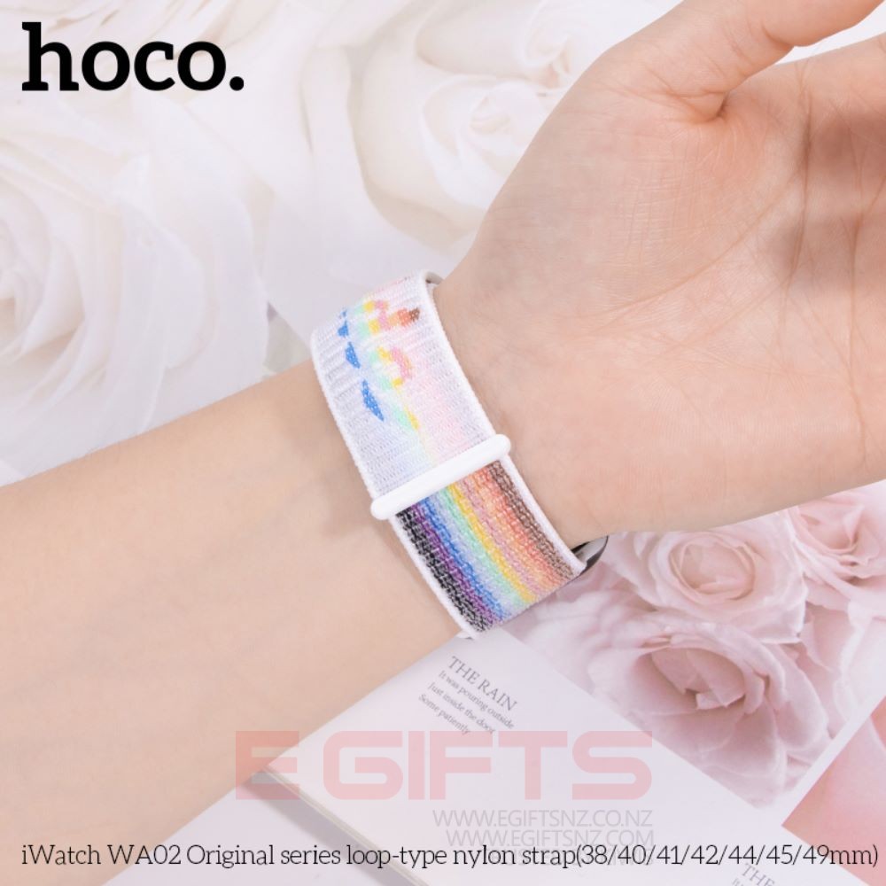 HOCO Apple iWatch 38-41mm Nylon Solo Loop Band Strap - Image 16