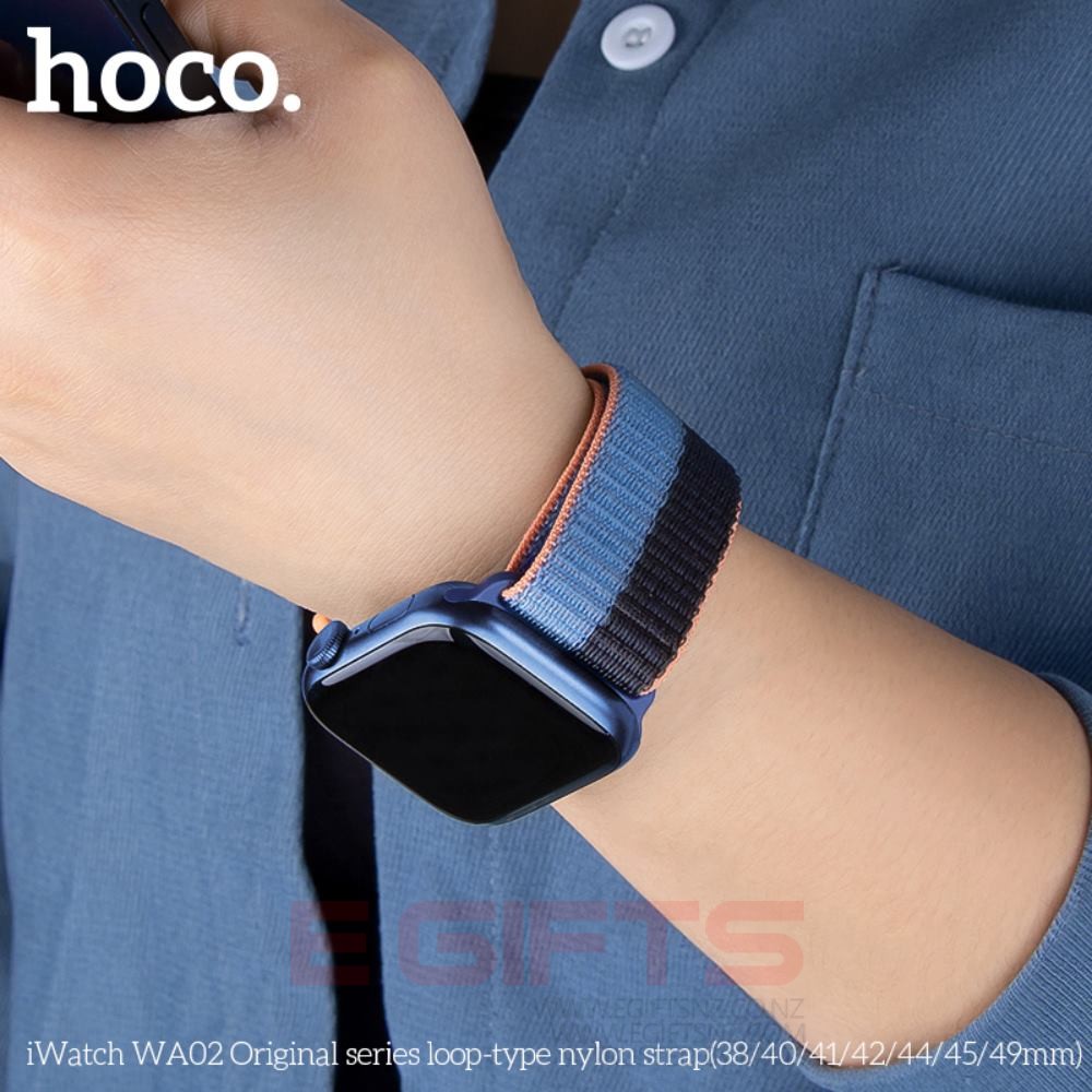 HOCO Apple iWatch 38-41mm Nylon Solo Loop Band Strap - Image 13