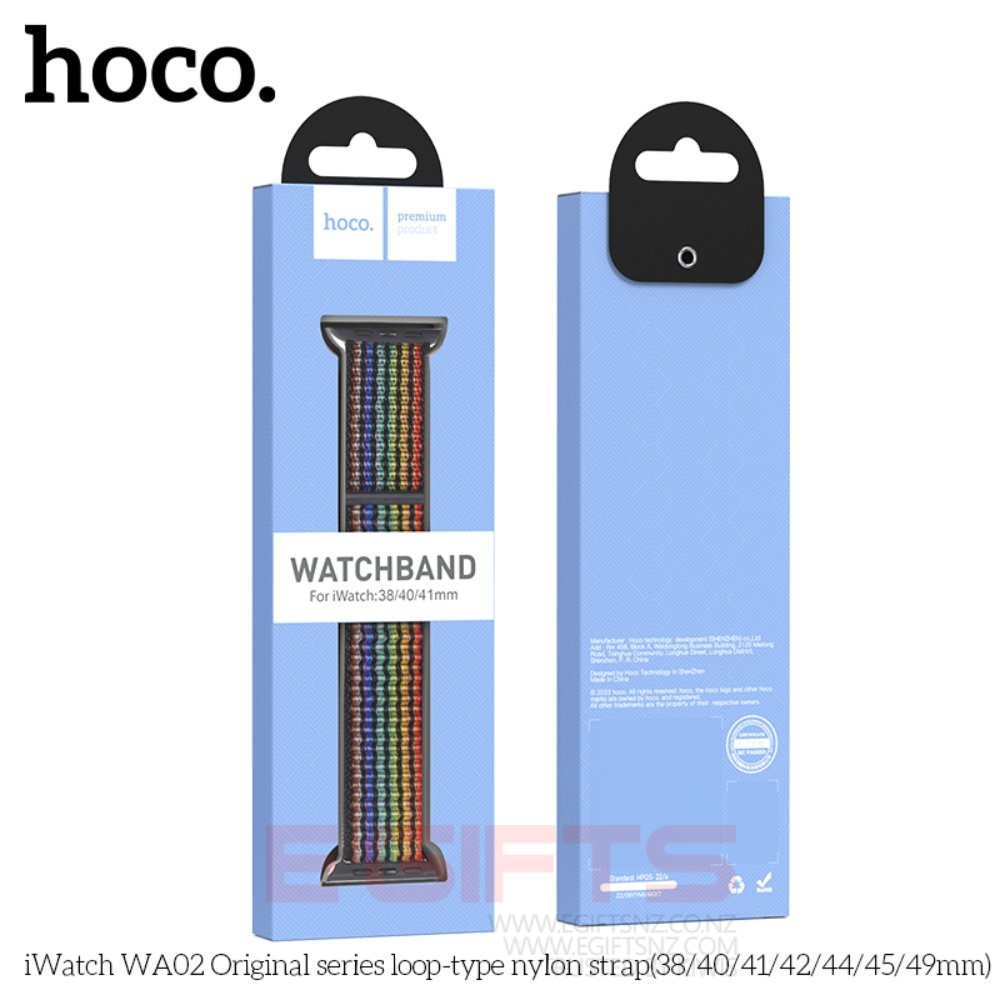 HOCO Apple iWatch 38-41mm Nylon Solo Loop Band Strap - Image 7