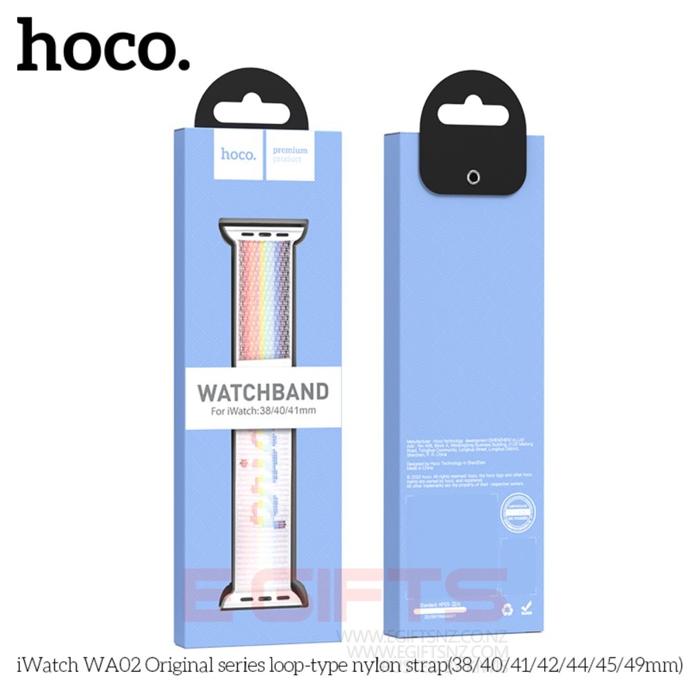 HOCO Apple iWatch 38-41mm Nylon Solo Loop Band Strap - Image 6