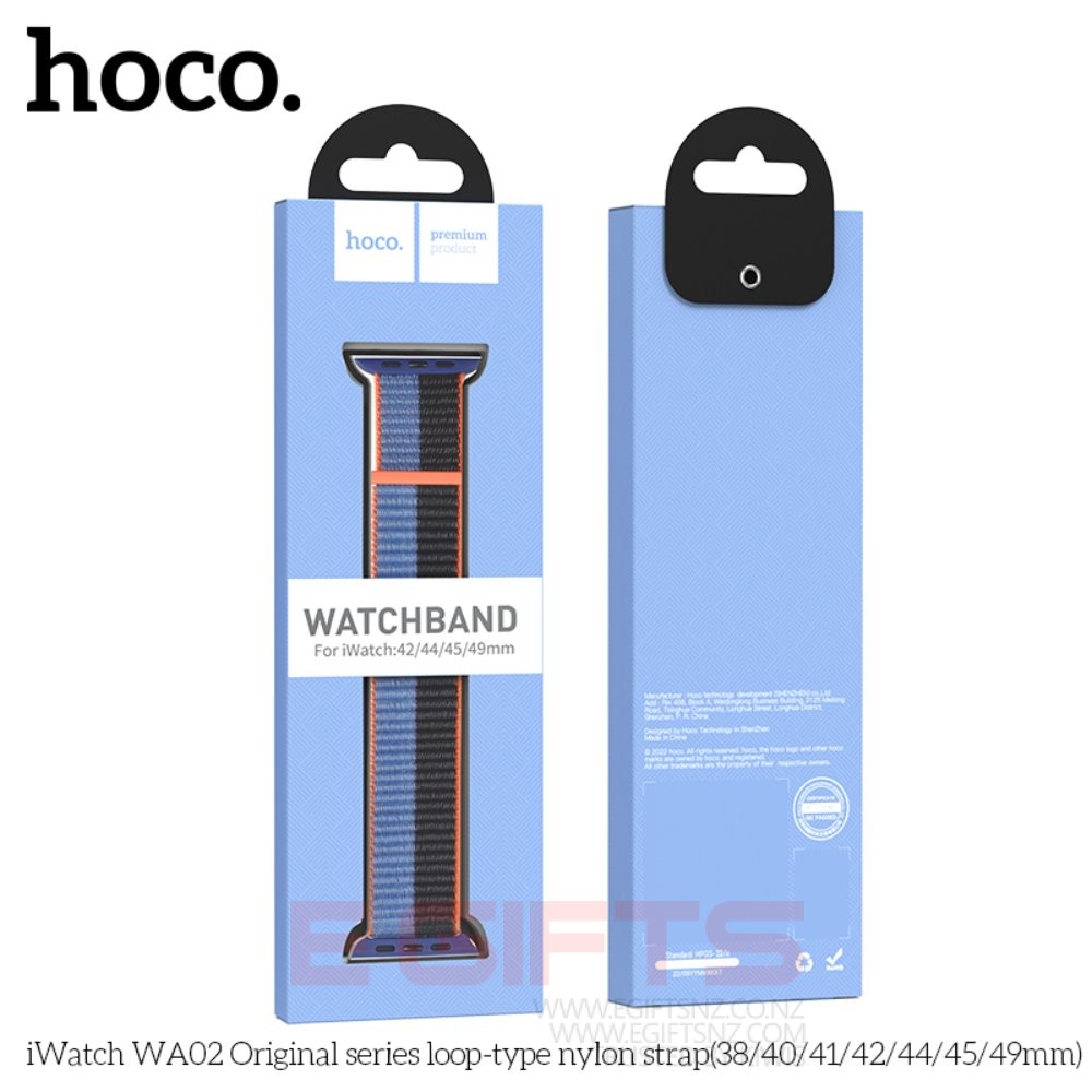 HOCO Apple iWatch 38-41mm Nylon Solo Loop Band Strap - Image 5