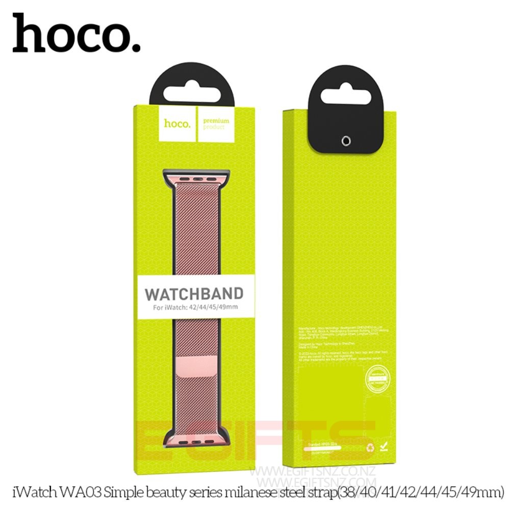 HOCO Apple iWatch Strap 42-49mm Milanese Steel Band Loop - Image 4