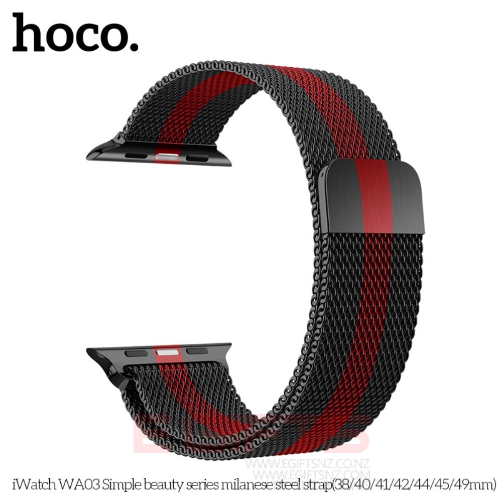 HOCO Apple iWatch Strap 42-49mm Milanese Steel Band Loop - Image 17