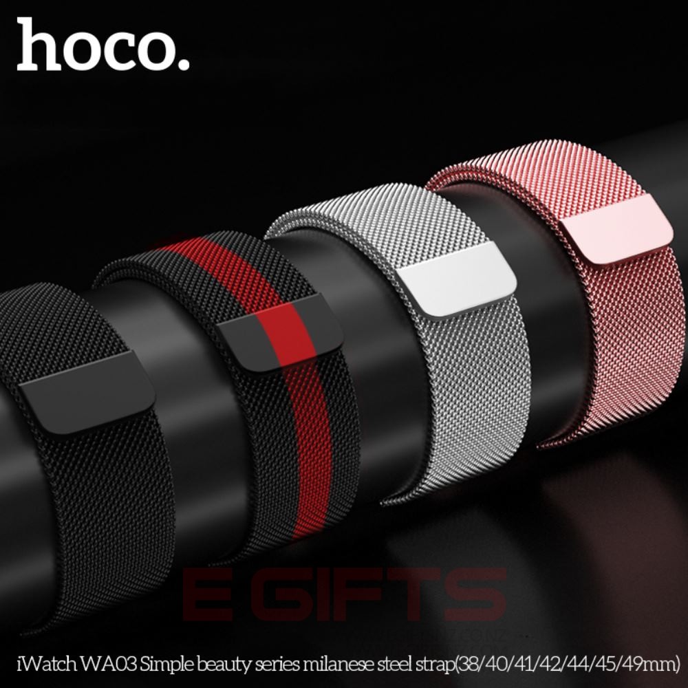 HOCO Apple iWatch Strap 42-49mm Milanese Steel Band Loop - Image 8