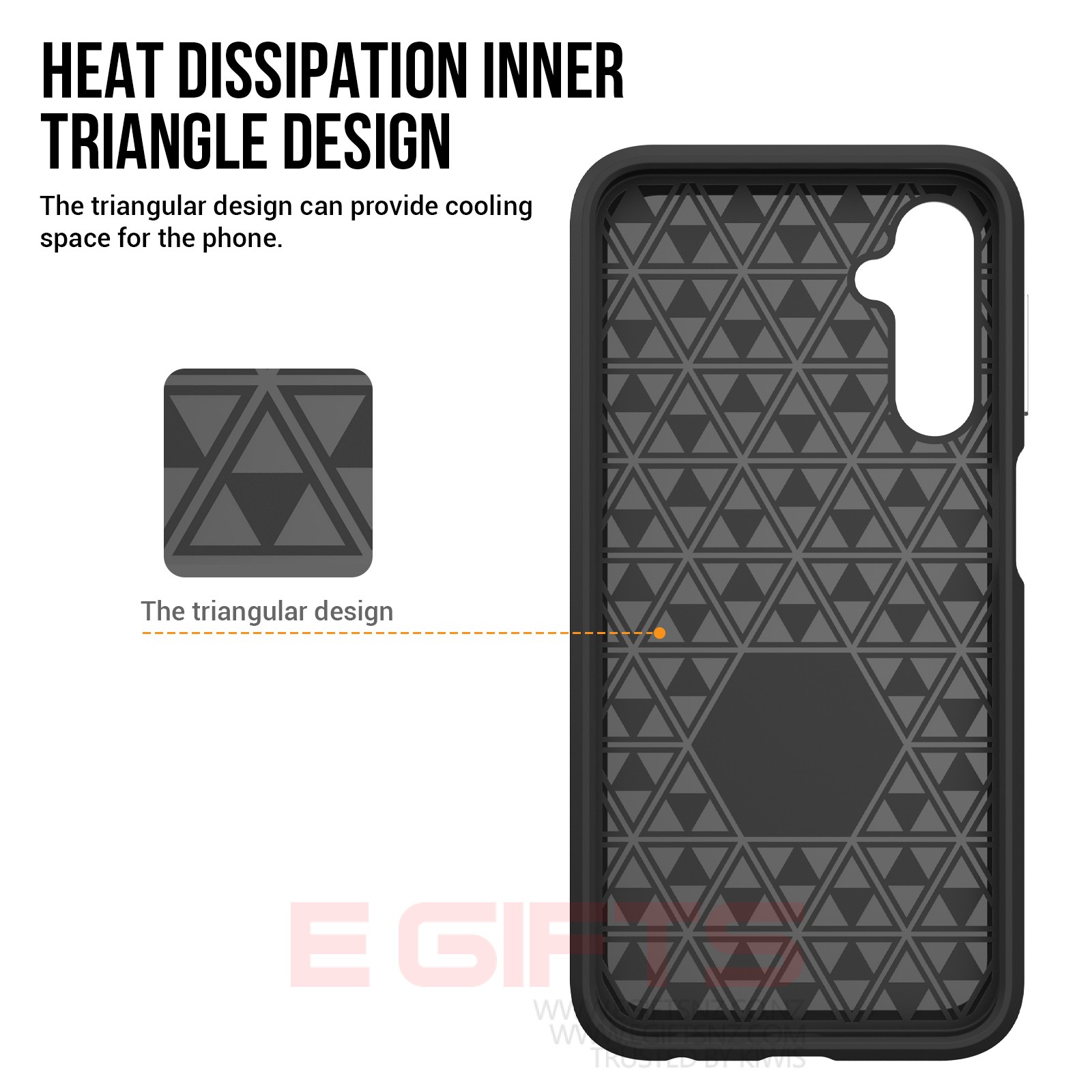 Samsung A34 Protective Military Grade Triangle Case - Image 7