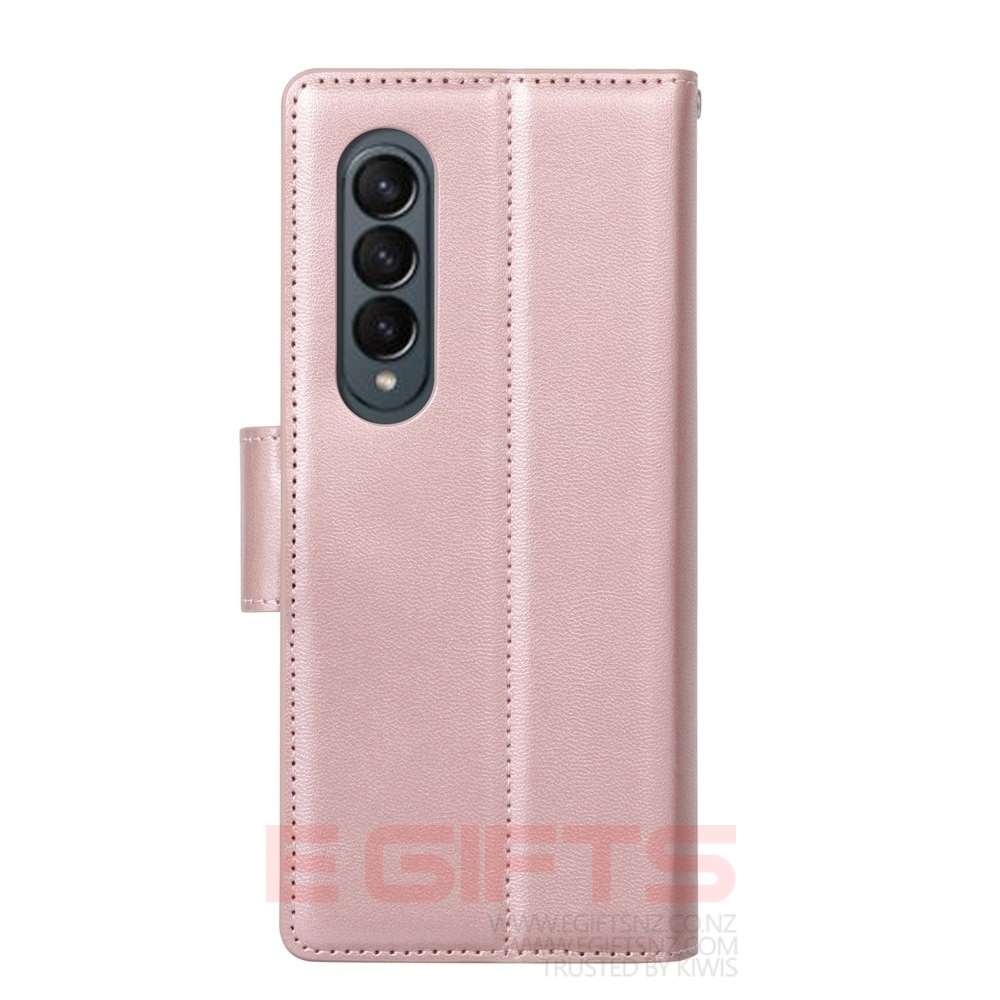 Samsung Galaxy Z Fold 4 Hanman PU Leather Flip Wallet Case - Image 7