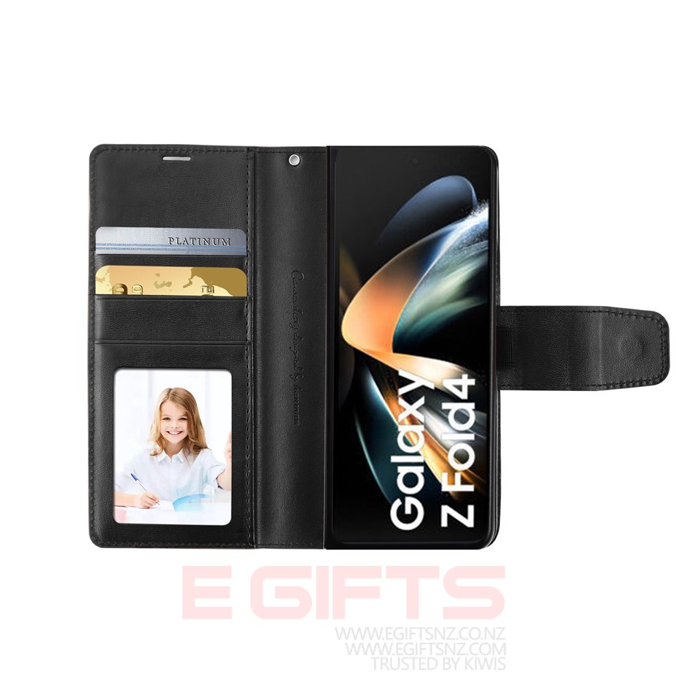 Samsung Galaxy Z Fold 4 Hanman PU Leather Flip Wallet Case - Image 3